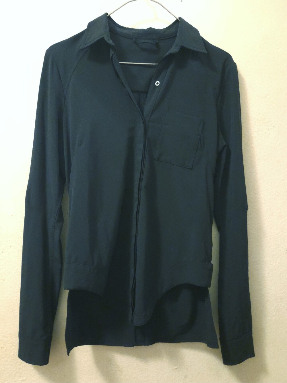 Lululemon Black Urbanite Button Front Shirt